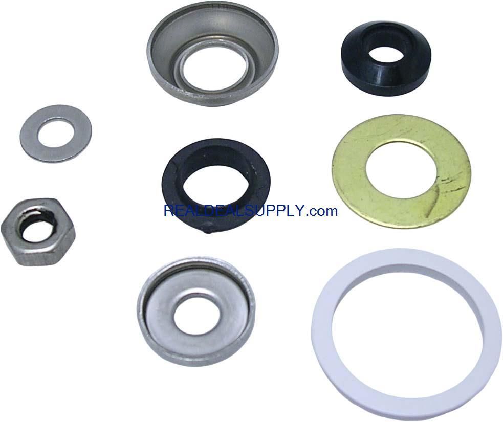 Real Deal Supply Chicago Faucet Quaturn Repair Kit (8 pc) (X)>455189