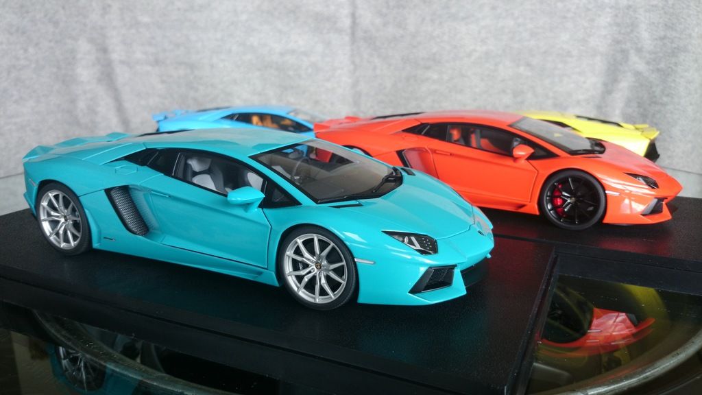 Lambo Aventador x5 Wheel swap. DiecastXchange Forum