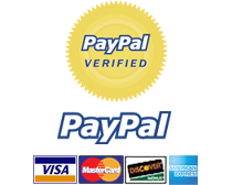 We accept PayPal payments and all major credit cards