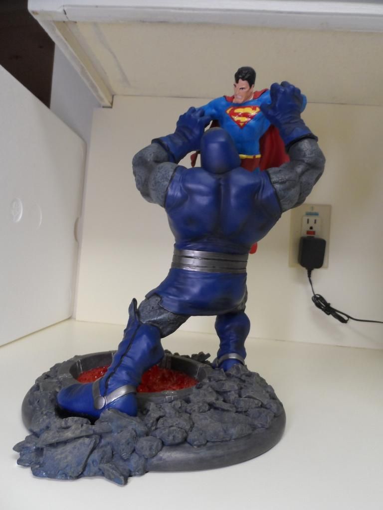 superman darkseid statue