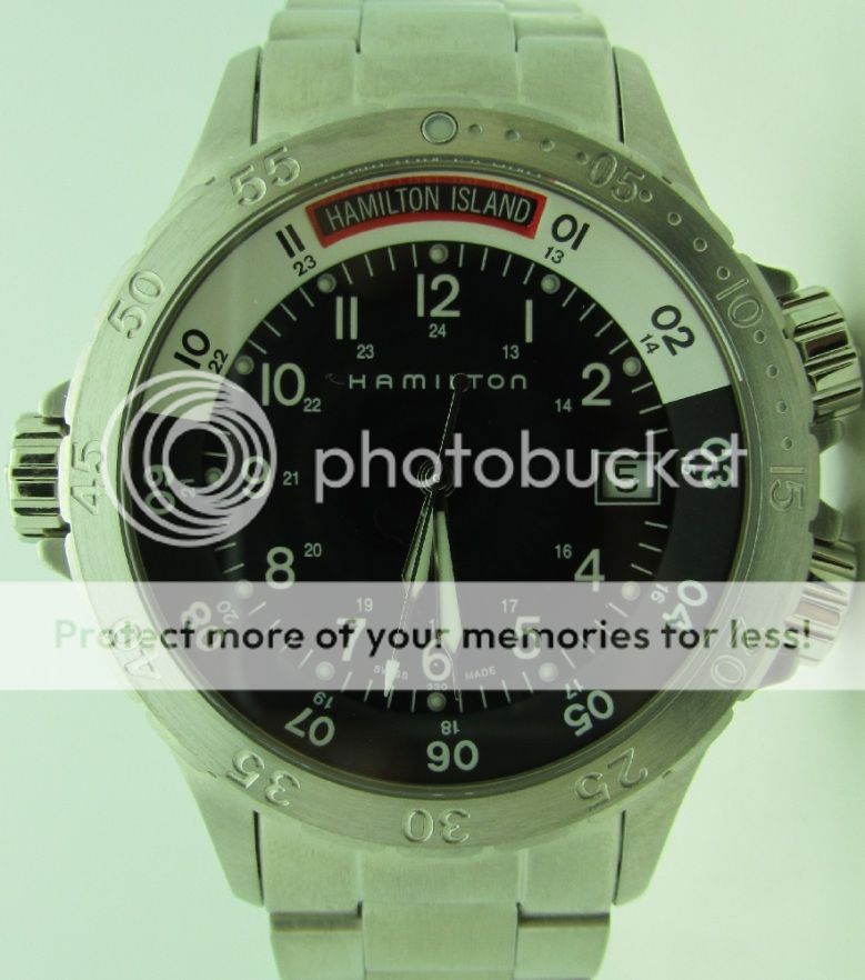 Hamilton Khaki Navy Sub Mens Date Stainless Steel Watch H74511133 New